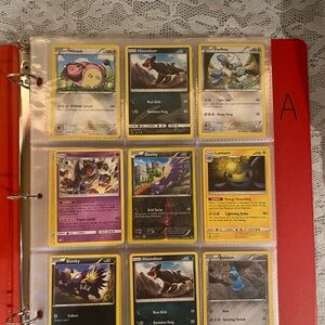 Pokémon Card Binder (A) with holo’s Rare’s and Ultra Rare’s (101 Cards)